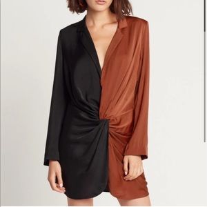 Never worn Choosy in a mood dress size 0. Low cut sexy flattering dress